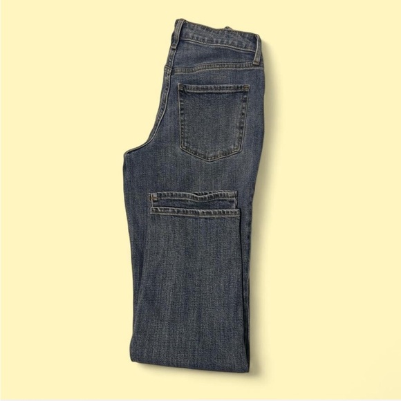 Old Navy Dark Blue Straight Leg Jeans - Picture 3 of 4